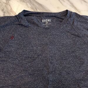 RHONE Men's Heathered Navy Tee